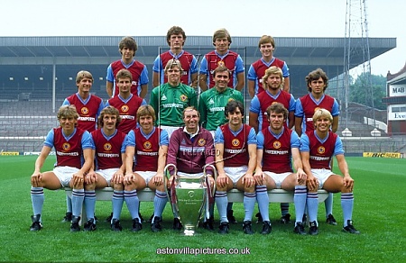 Aston Villa Team Group 1982. European Cup winners