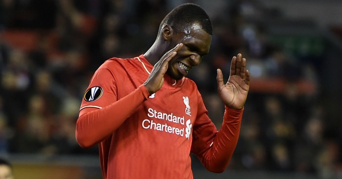 during the UEFA Europa League Group B match between Liverpool FC and Rubin Kazan at Anfield on October 22, 2015 in Liverpool, United Kingdom.